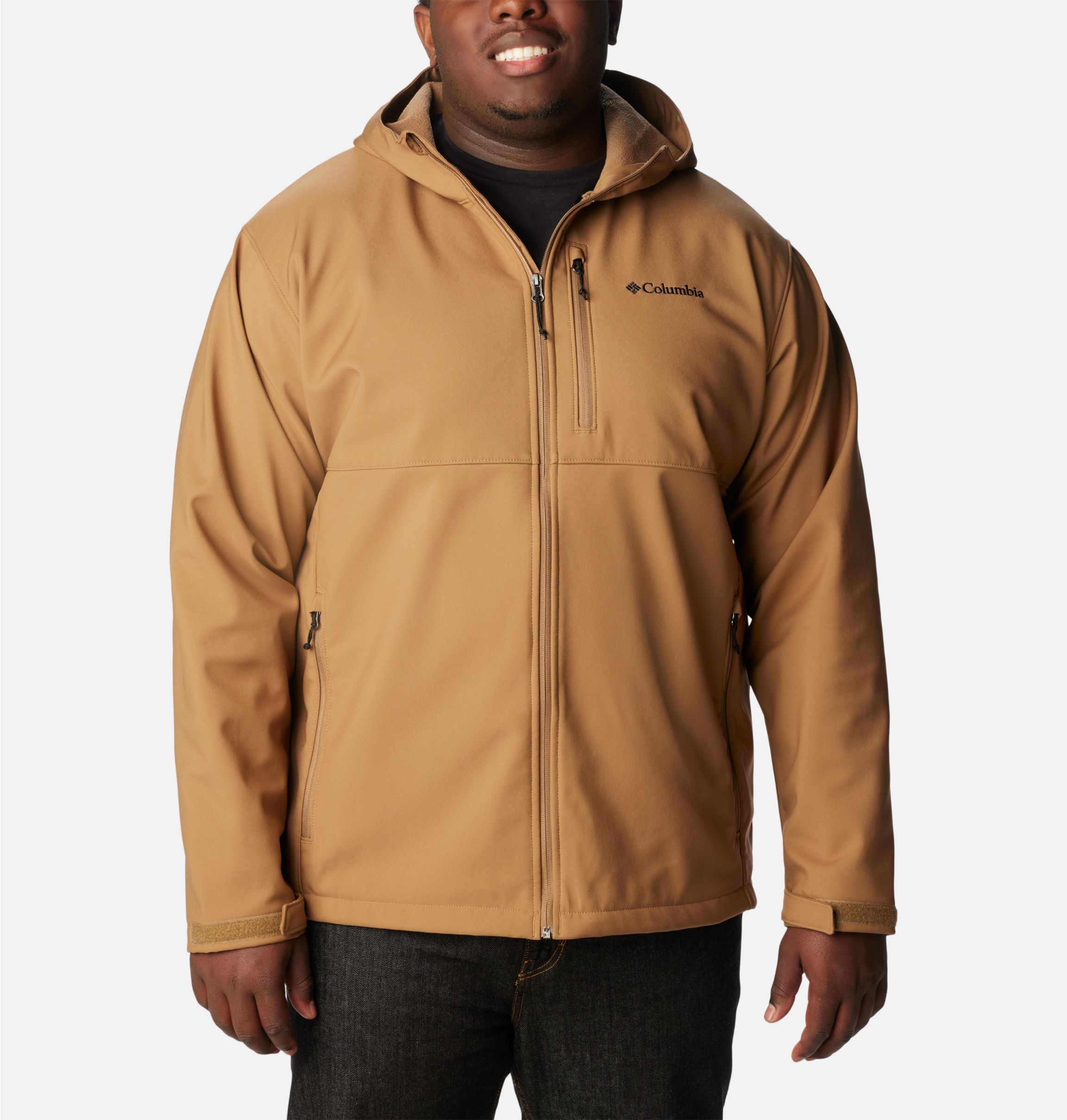 Hvyesh Fall Deals Hooded Softshell Jacket for Mens Lightweight