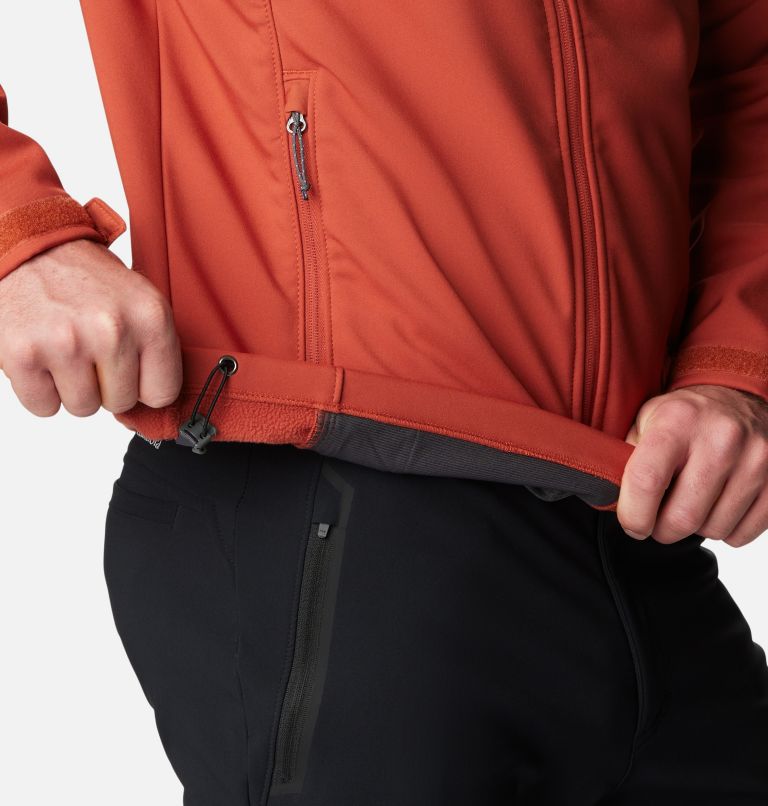 Ascender Hooded Softshell Jacket | 849 | XL, Color: Warp Red, image 6