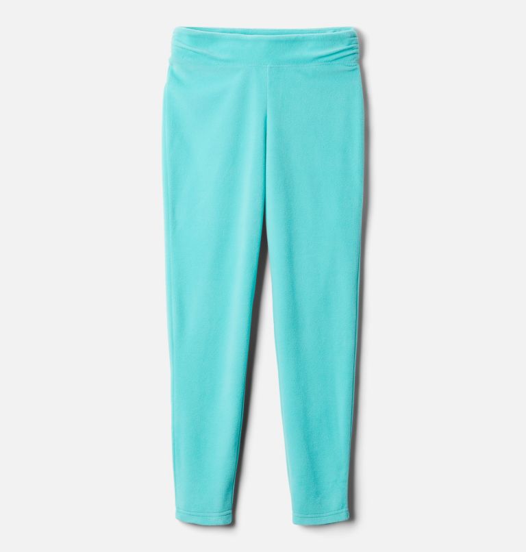 Girls' Glacial Fleece Leggings, Color: Dolphin, image 1