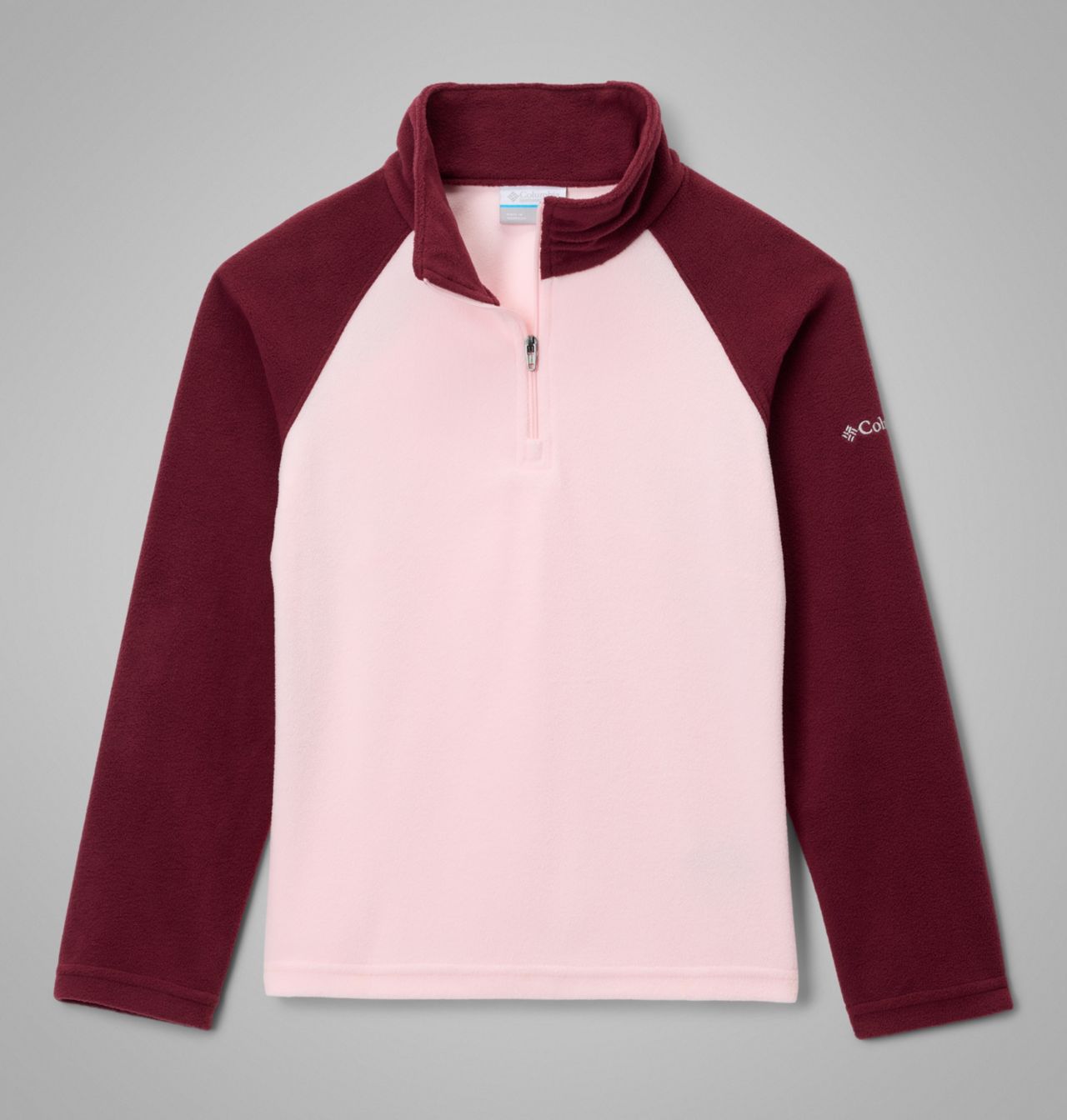 Girls' Glacial™ Fleece Quarter Zip Pullover | 608 | S 1