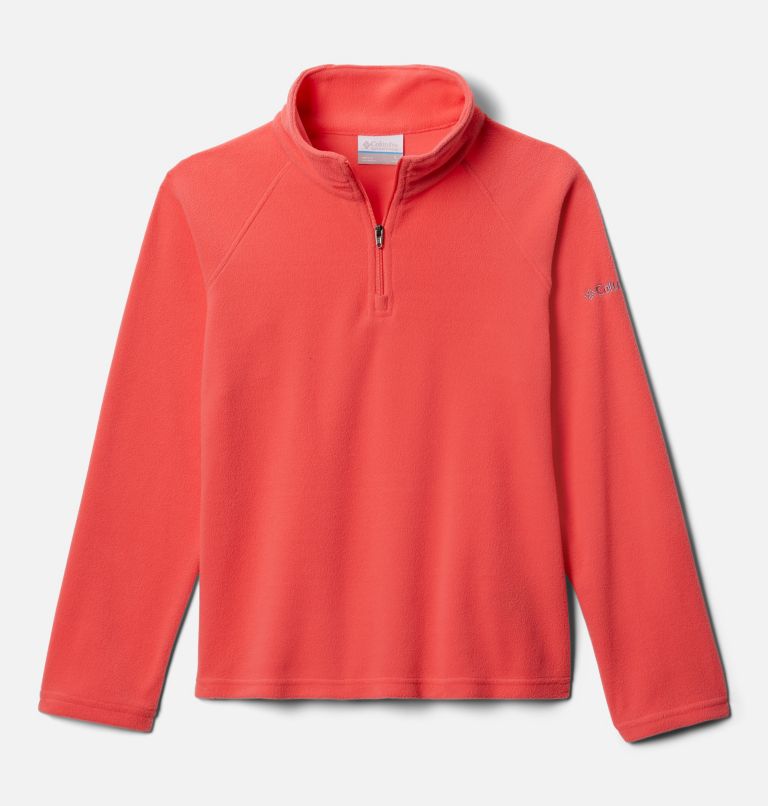 Thumbnail: Girls’ Glacial Fleece 1/4 Zip Pullover, Color: Blush Pink, image 1
