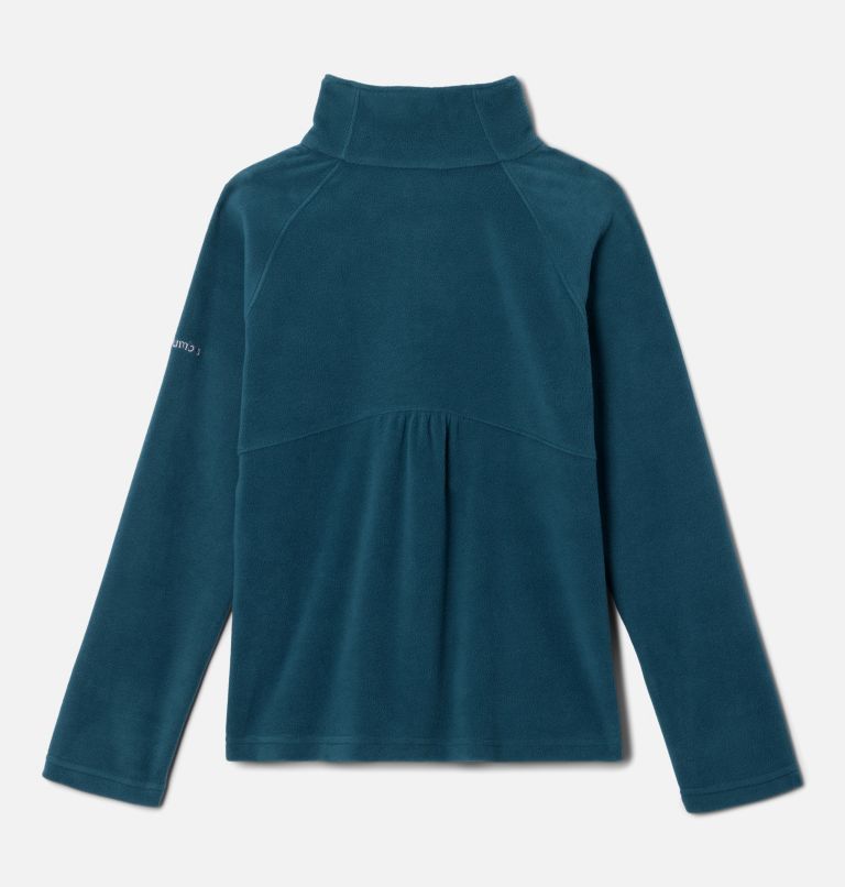 Thumbnail: Girls’ Glacial Fleece Half Zip Jacket, Color: Night Wave, Dusty Pink, image 2