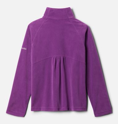 Girls&rsquo; Glacial&trade; Fleece Half Zip Jacket Glacial&trade; Fleece Half Zip | 462 | XS, Plum, back
