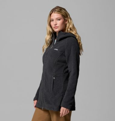 Women's Benton Springs II Long Fleece Hoodie, Color: Charcoal Heather, image 36