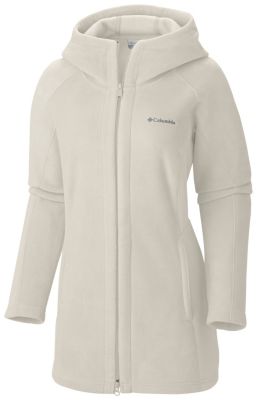 columbia benton springs ii long hooded fleece jacket