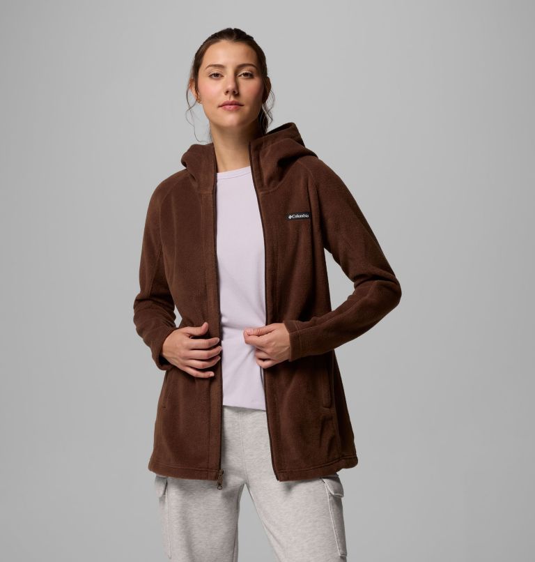 Women's Benton Springs II Long Fleece Hoodie, Color: Tobacco, image 5