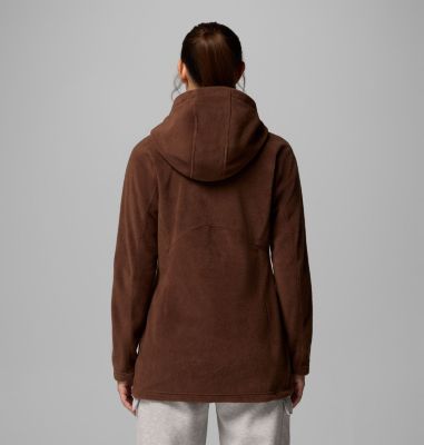 Women's Benton Springs II Long Fleece Hoodie, Color: Tobacco, image 7
