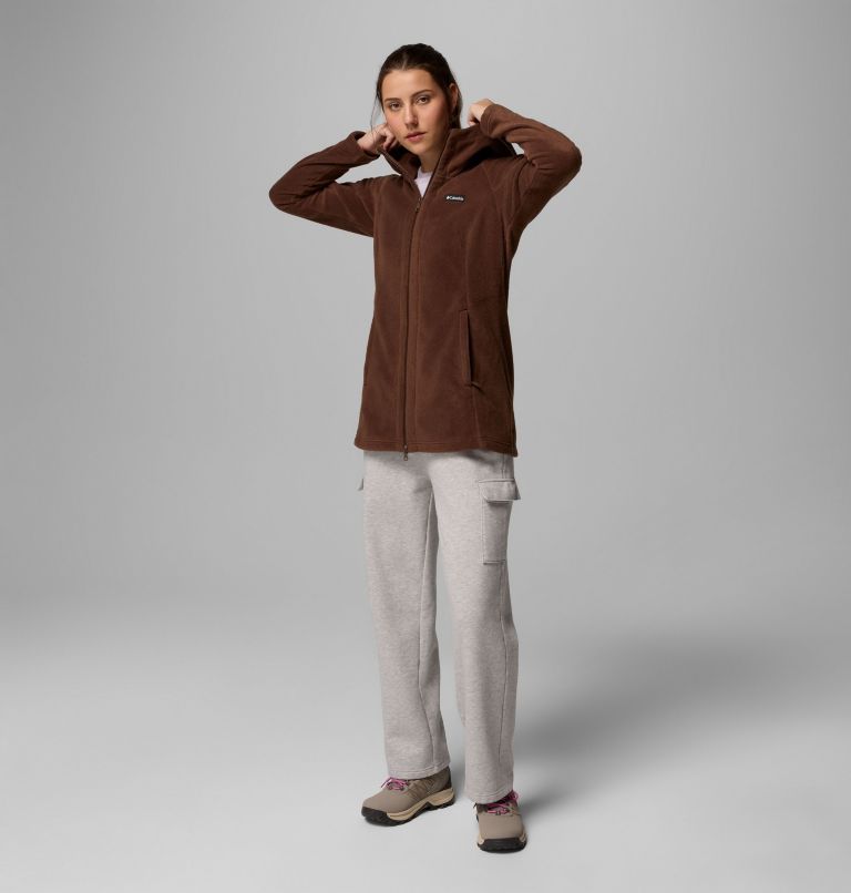 Women's Benton Springs II Long Fleece Hoodie, Color: Tobacco, image 2