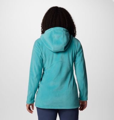 Women's Benton Springs II Long Fleece Hoodie, Color: Teal, image 26