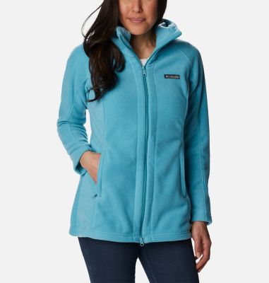 womens columbia fleece hooded jacket