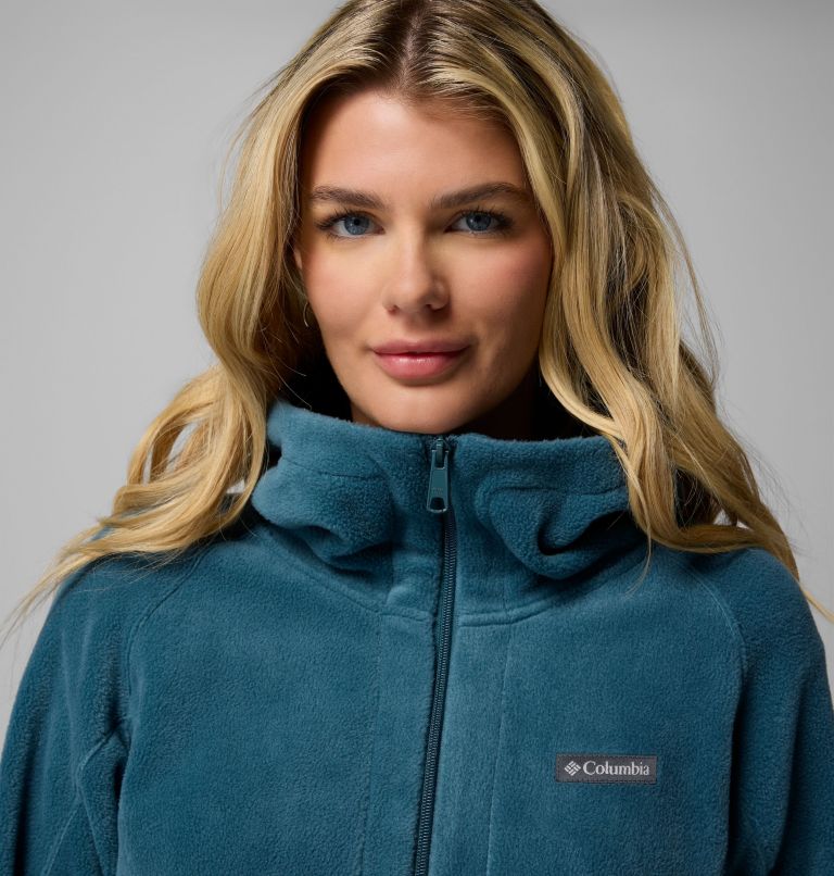 Women's Benton Springs II Long Fleece Hoodie, Color: Everblue, image 5