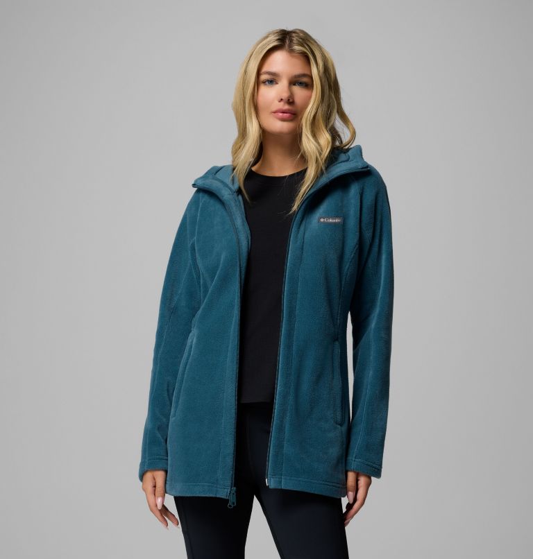 Women's Benton Springs II Long Fleece Hoodie, Color: Everblue, image 7