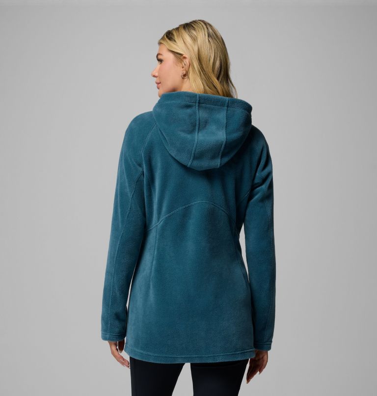 Women's Benton Springs II Long Fleece Hoodie, Color: Everblue, image 3