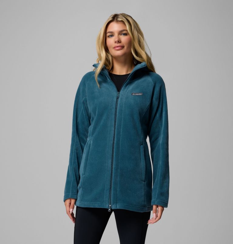 Women's Benton Springs II Long Fleece Hoodie, Color: Everblue, image 1