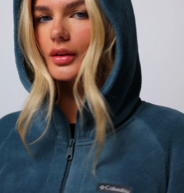 Women's Benton Springs II Long Fleece Hoodie, Color: Everblue
