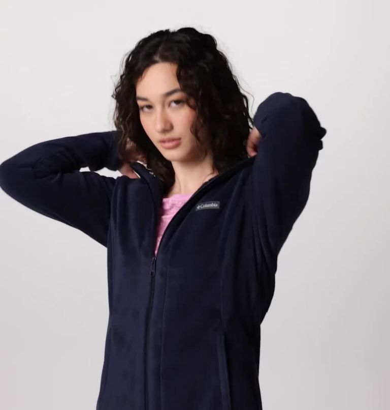 Women's Benton Springs II Long Fleece Hoodie, Color: Dark Nocturnal