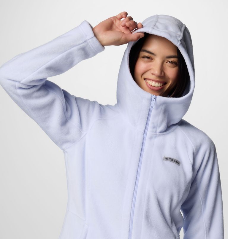 Women's Benton Springs II Long Fleece Hoodie, Color: Snowdrift, image 5