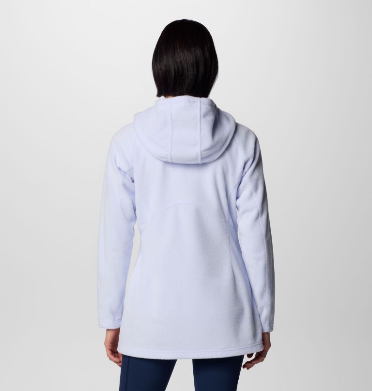 Women's Benton Springs II Long Fleece Hoodie, Color: Snowdrift, image 2