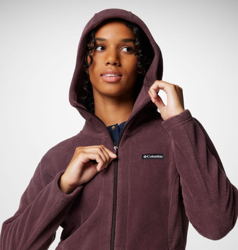 Long fleece zip up best sale