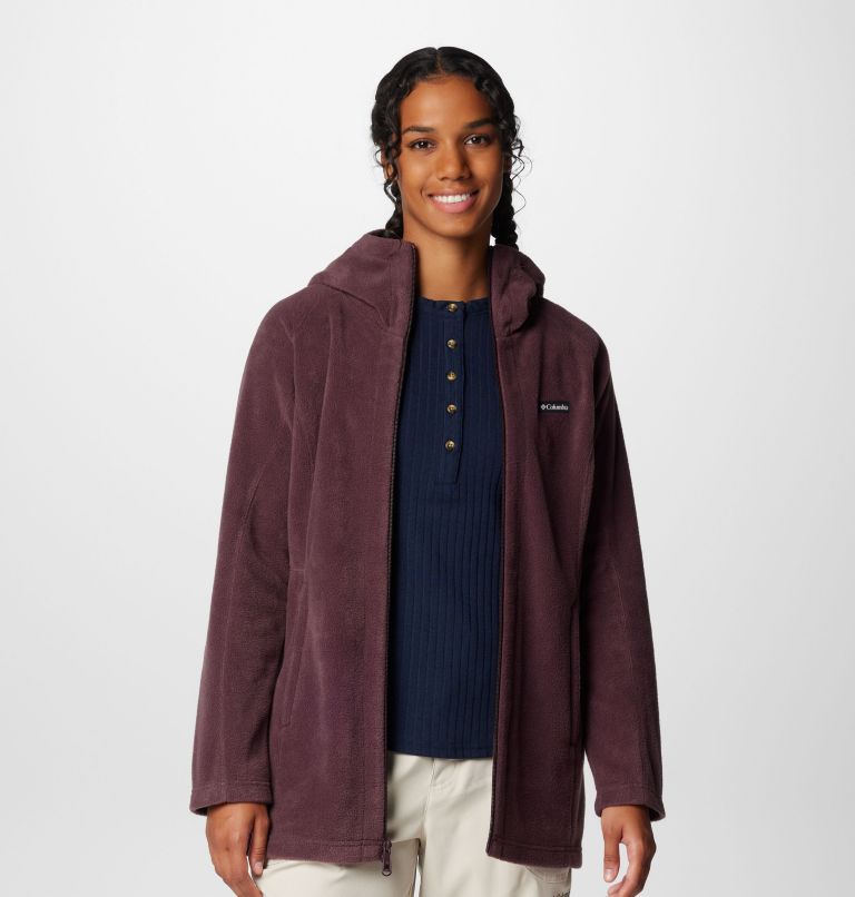 Women's Benton Springs II Long Fleece Hoodie, Color: Moonvista, image 7