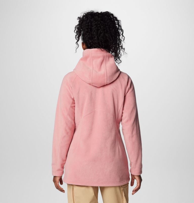Women's Benton Springs II Long Fleece Hoodie, Color: Pink Agave, image 2