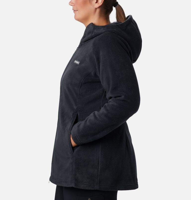 Women’s Benton Springs II Long Fleece Hoodie - Plus Size, Color: Black, image 3