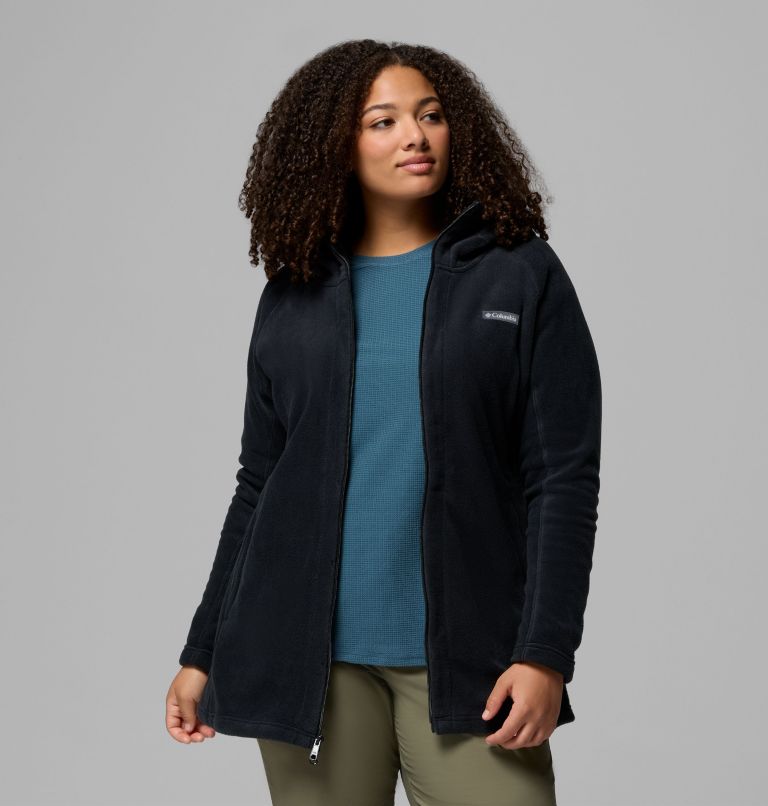 Veste à capuchon longue Benton Springs II Femme - Grandes tailles, Color: Black, image 5