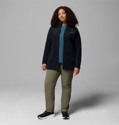 Women’s Benton Springs II Long Fleece Hoodie - Plus Size, Color: Black, image 34