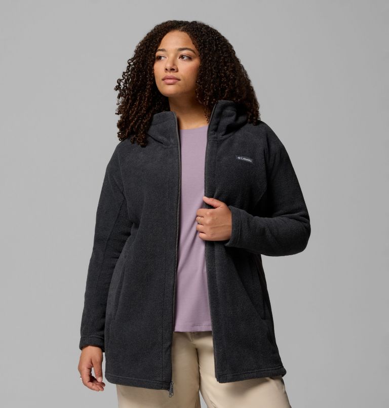 Veste à capuchon longue Benton Springs II Femme - Grandes tailles, Color: Charcoal Heather, image 5