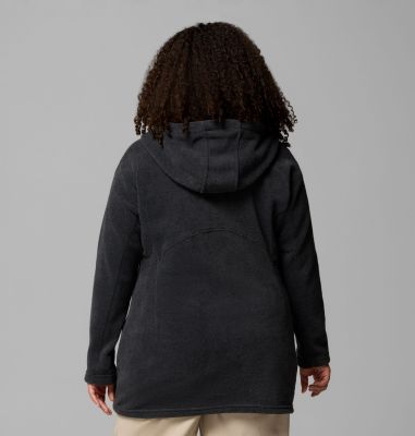 Women’s Benton Springs II Long Fleece Hoodie - Plus Size, Color: Charcoal Heather, image 27