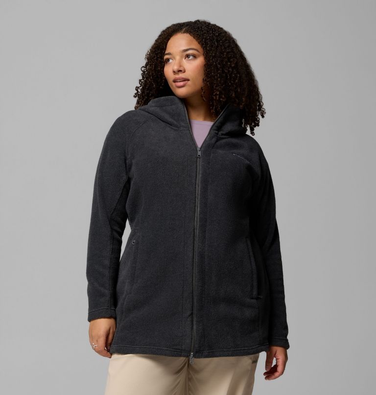 Veste à capuchon longue Benton Springs II Femme - Grandes tailles, Color: Charcoal Heather, image 1