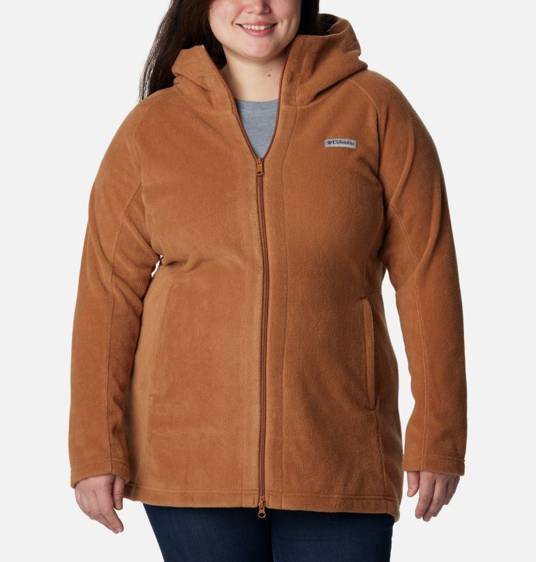 Columbia plus size benton springs hooded store fleece jacket