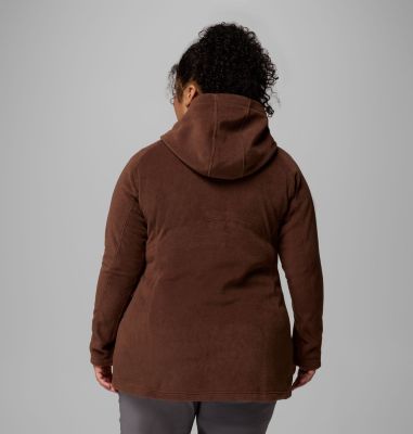 Women’s Benton Springs II Long Fleece Hoodie - Plus Size, Color: Tobacco, image 7
