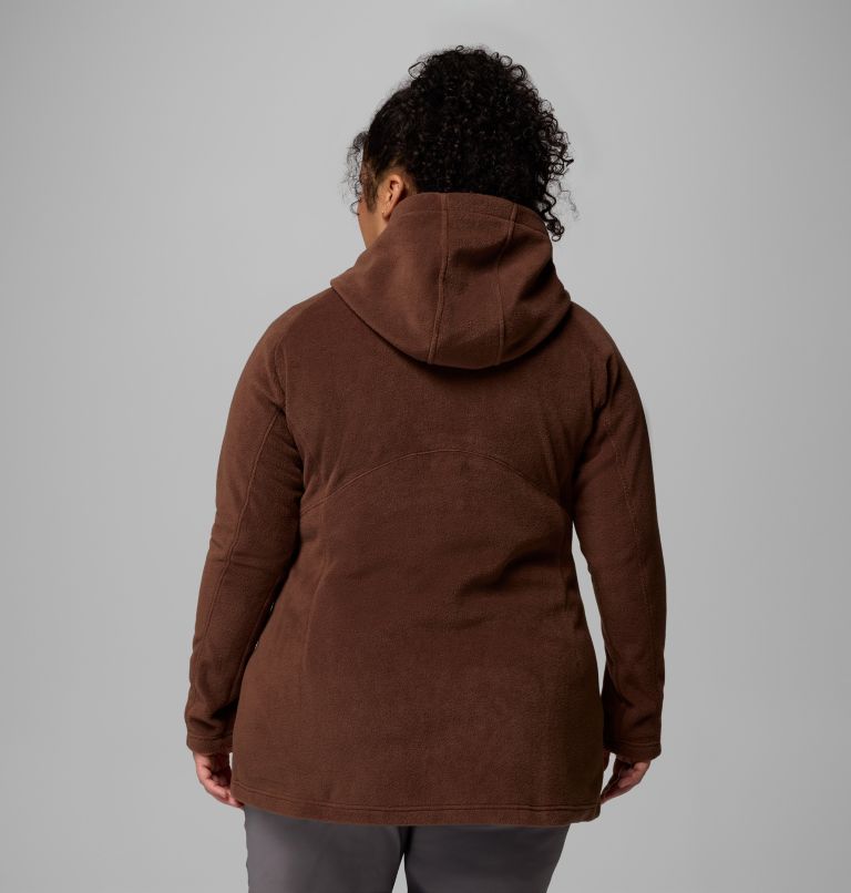 Women’s Benton Springs II Long Fleece Hoodie - Plus Size, Color: Tobacco, image 3
