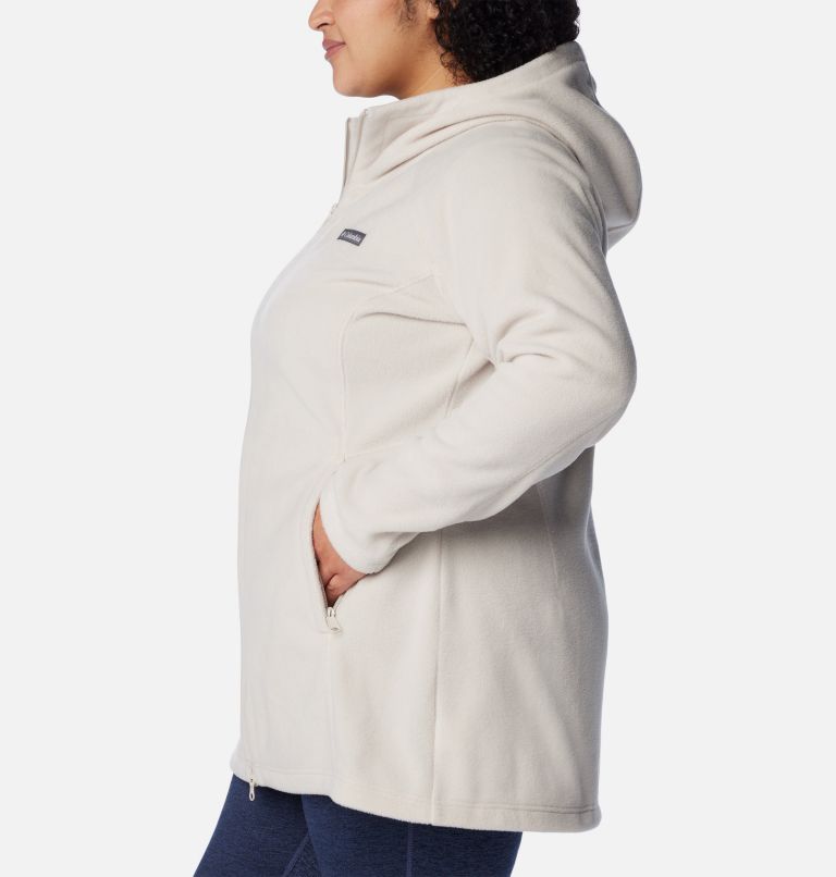 Women’s Benton Springs II Long Fleece Hoodie - Plus Size, Color: Dark Stone, image 3