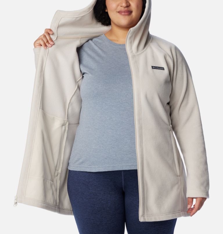 Women’s Benton Springs II Long Fleece Hoodie - Plus Size, Color: Dark Stone, image 5
