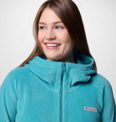 Women’s Benton Springs II Long Fleece Hoodie - Plus Size, Color: Teal, image 20