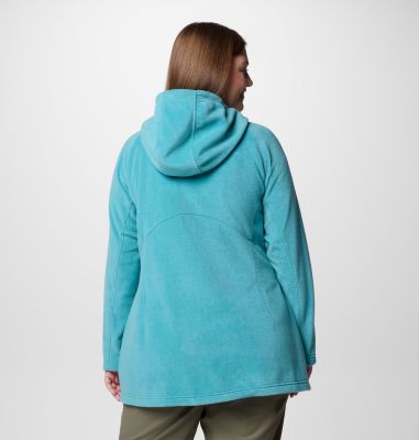 Women’s Benton Springs II Long Fleece Hoodie - Plus Size, Color: Teal, image 18
