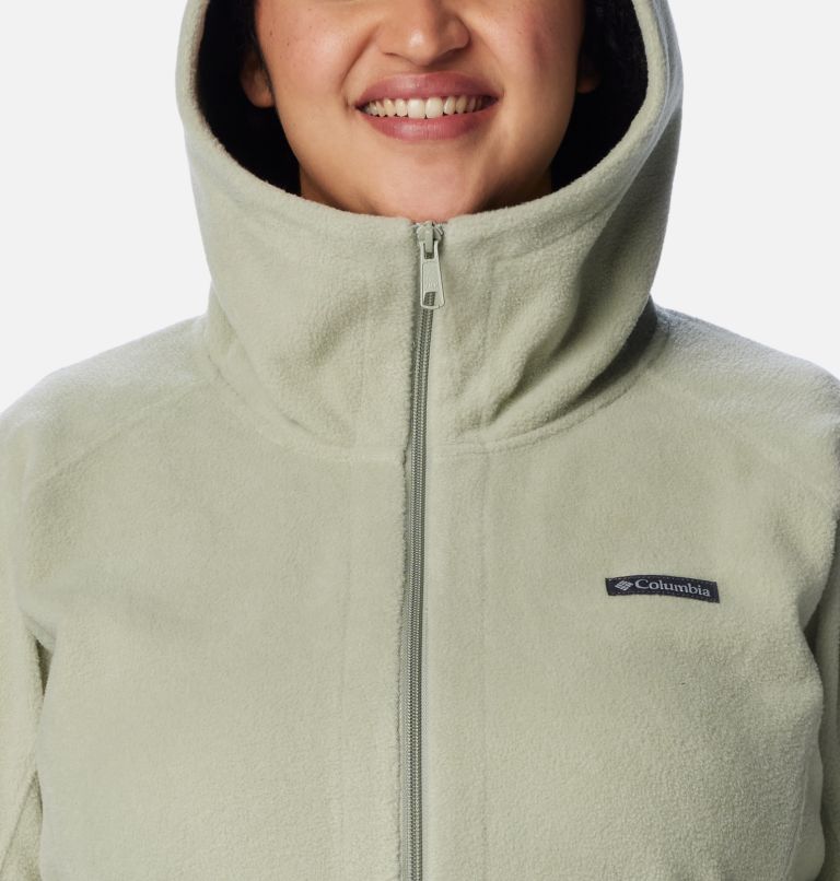 Columbia Women's Benton Springs II Long Hoodie - Extended Size - 1x - Green