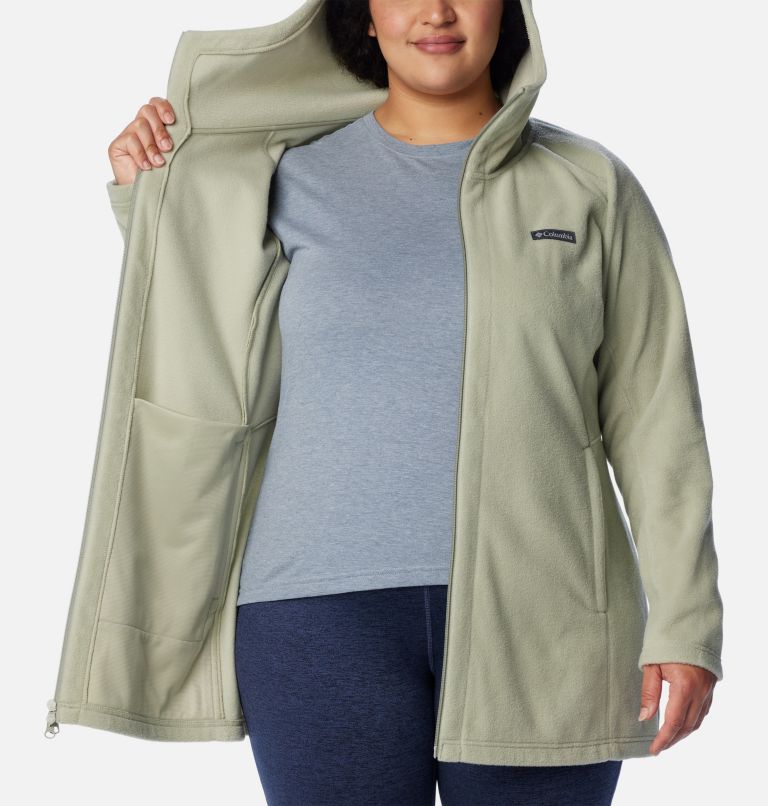 Women’s Benton Springs II Long Fleece Hoodie - Plus Size, Color: Safari, image 5