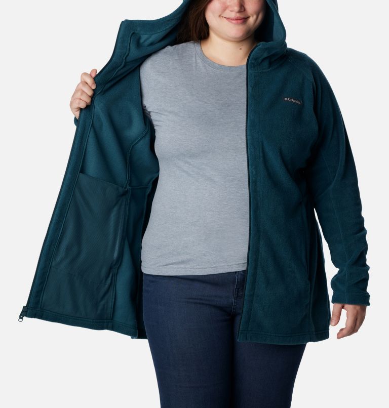 Women s Benton Springs II Long Fleece Hoodie Plus Size Columbia Sportswear