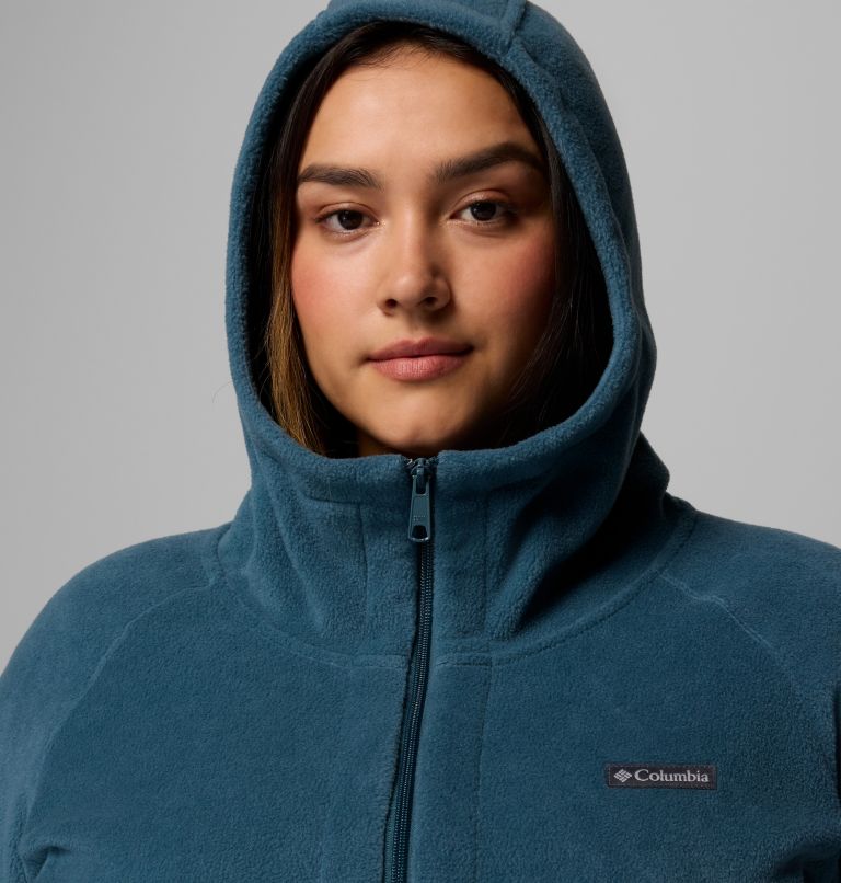 Women’s Benton Springs II Long Fleece Hoodie - Plus Size, Color: Everblue, image 6