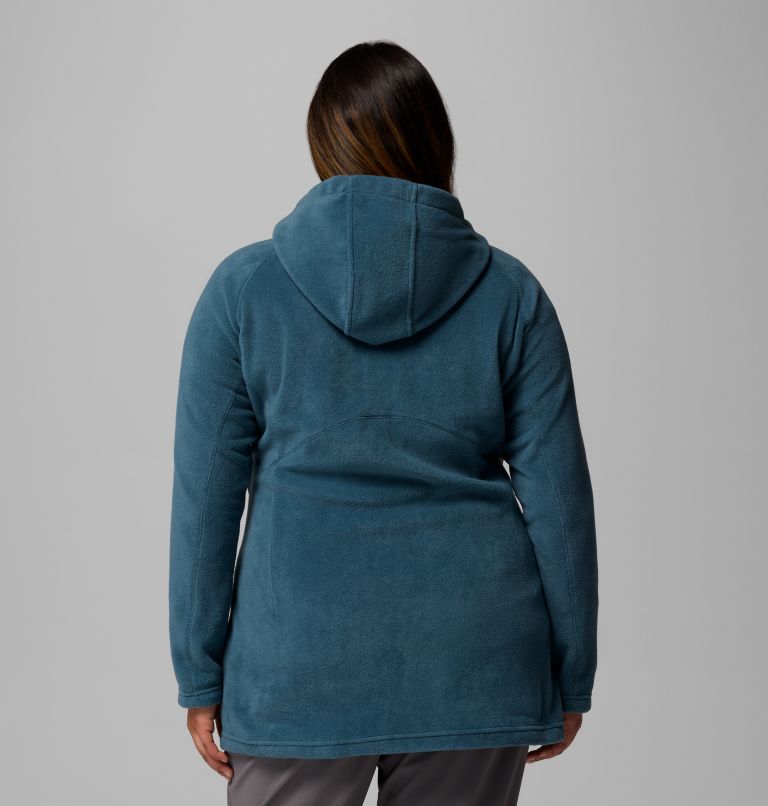 Women’s Benton Springs II Long Fleece Hoodie - Plus Size, Color: Everblue, image 3