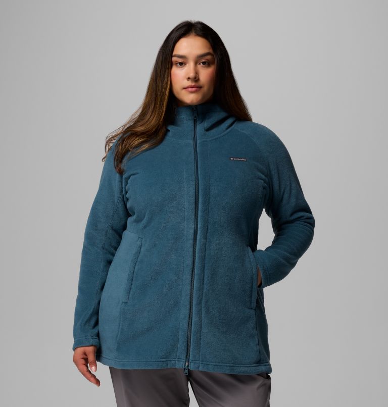 Women’s Benton Springs II Long Fleece Hoodie - Plus Size, Color: Everblue, image 1