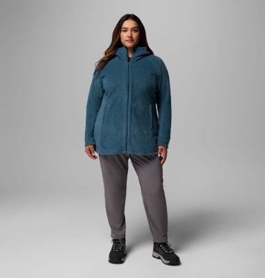 Women’s Benton Springs II Long Fleece Hoodie - Plus Size, Color: Everblue, image 14