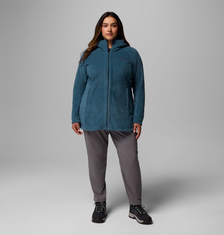 Women’s Benton Springs II Long Fleece Hoodie - Plus Size, Color: Everblue, image 2
