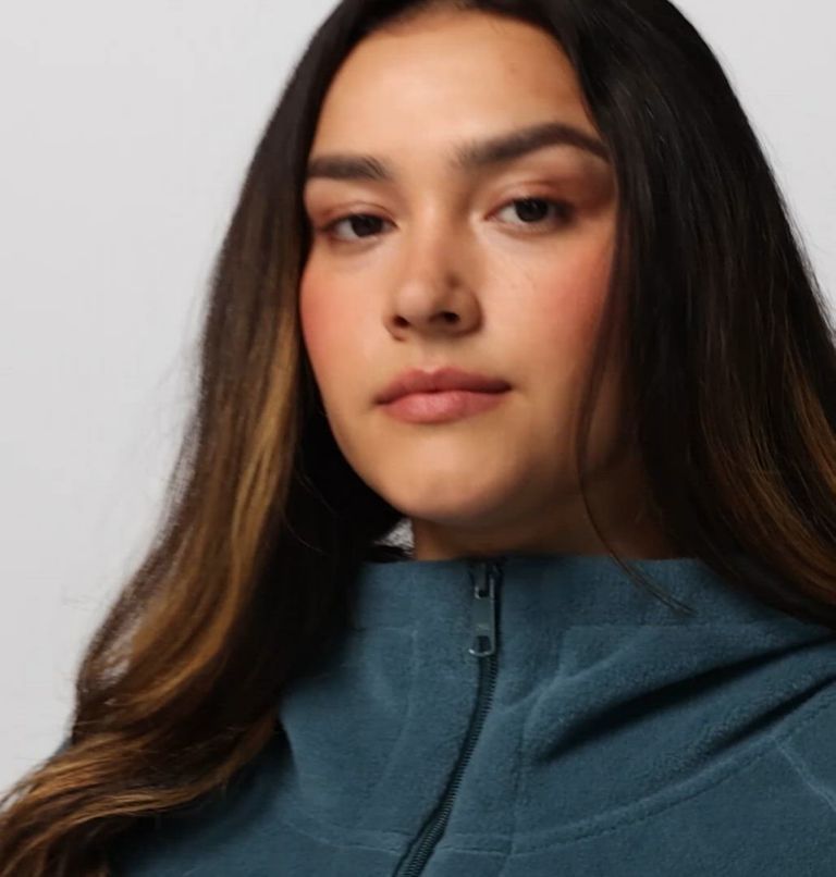 Women’s Benton Springs II Long Fleece Hoodie - Plus Size, Color: Everblue
