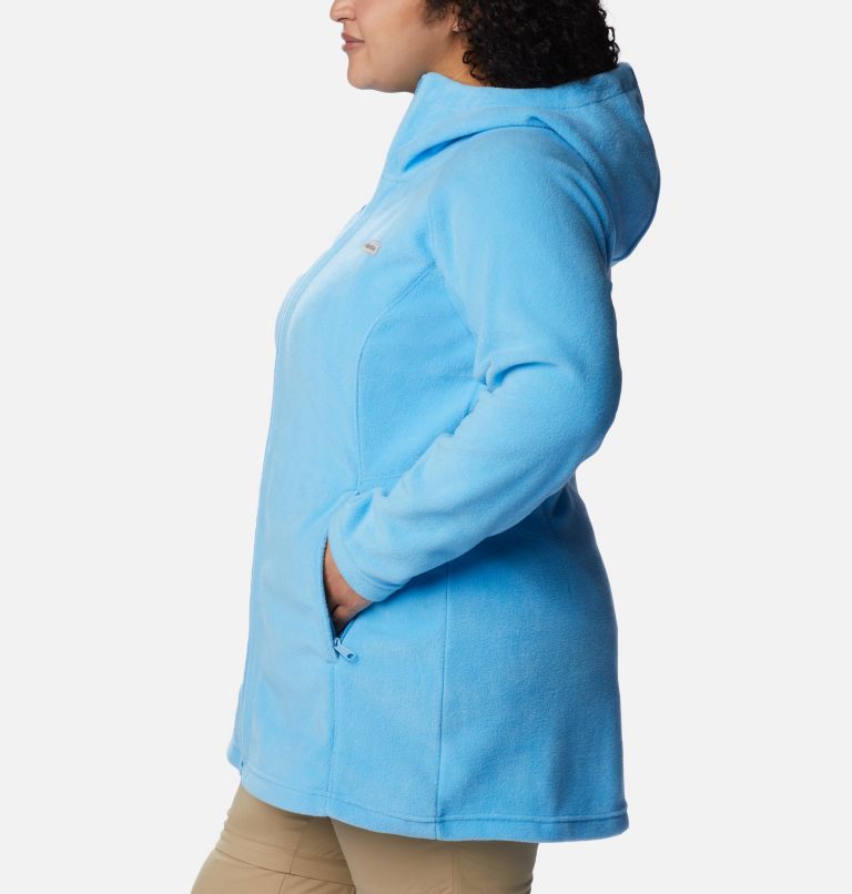 Thumbnail: Women’s Benton Springs II Long Fleece Hoodie - Plus Size, Color: Vista Blue, image 3