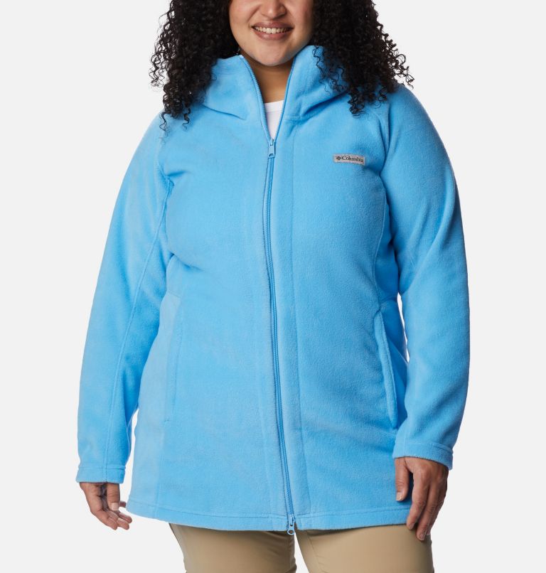 Thumbnail: Women’s Benton Springs II Long Fleece Hoodie - Plus Size, Color: Vista Blue, image 1