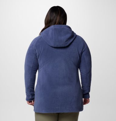 Women’s Benton Springs II Long Fleece Hoodie - Plus Size, Color: Nocturnal, image 2
